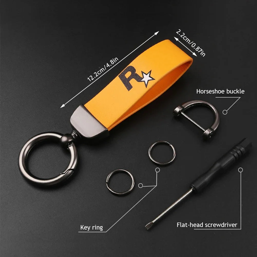 Rockstar Games Keychain